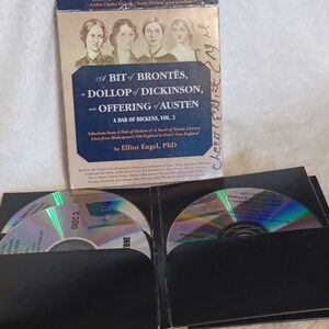 Bit of Brontes, Dollop of Dickinson, 6 cd's by Elliot Engel autographed